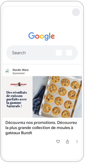 Campagne Google Discover pour Nordic Ware