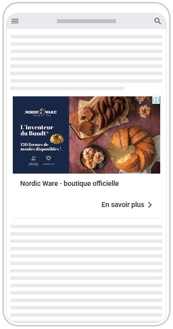 Campagne Google Display pour Nordic Ware