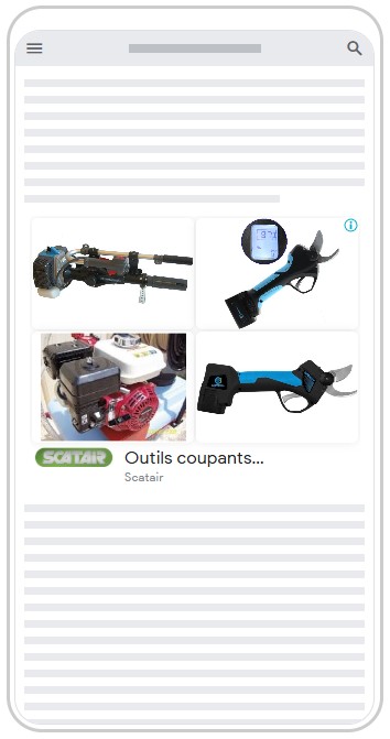 Campagne Google Display pour Scatair