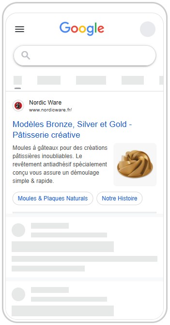 Campagne Google Search pour Nordic Ware