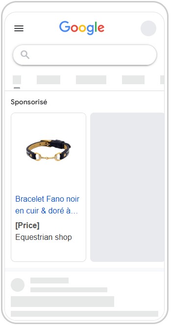 Campagne Google Shopping pour Equestrian