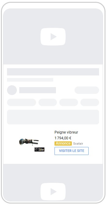 Campagne YouTube Ads pour Scatair