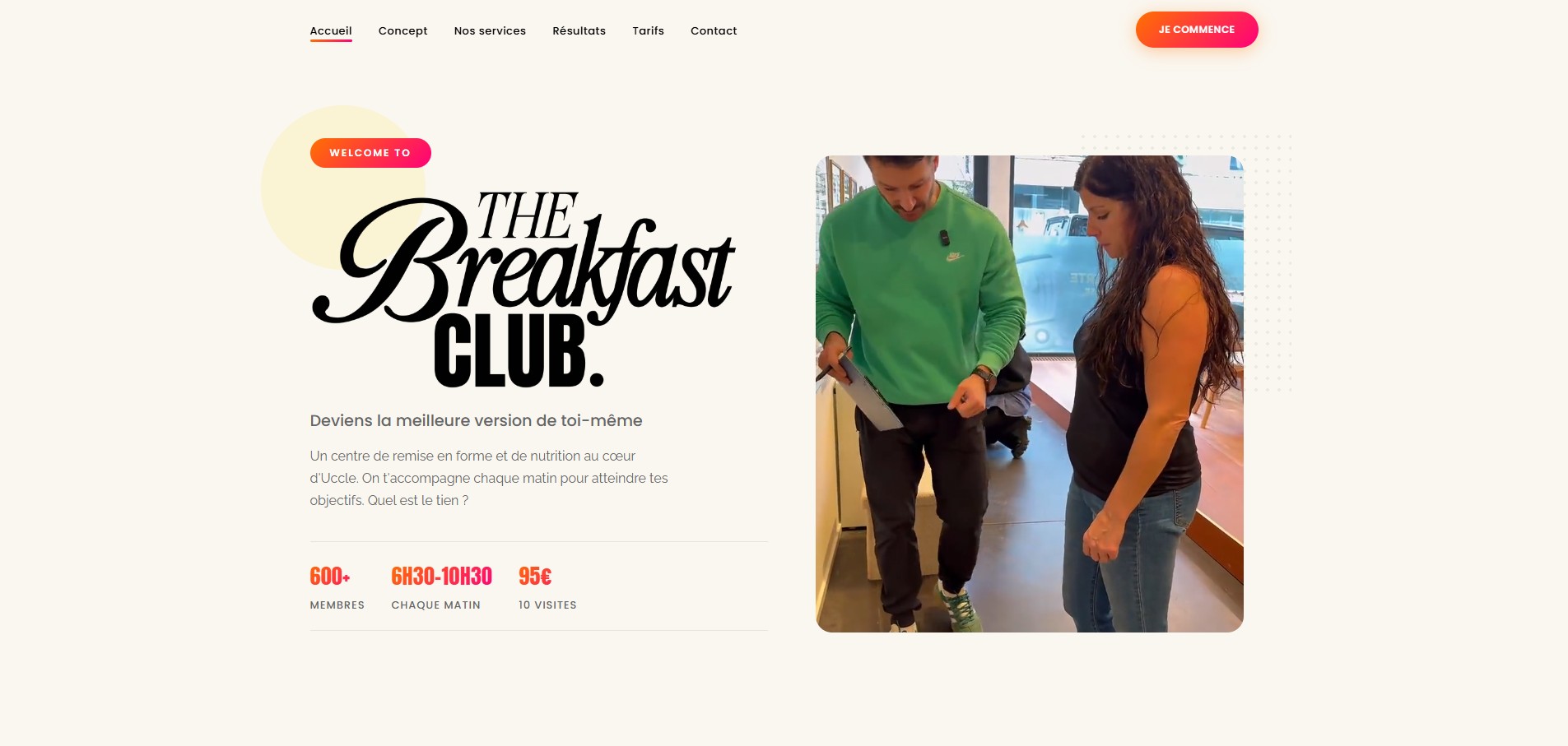 The Breakfast Club - centre de remise en forme et nutrition à Bruxelles